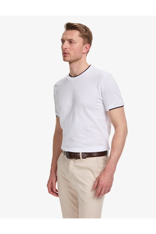 Pierre Cardin Erkek Beyaz Tişört 50327865-vr013