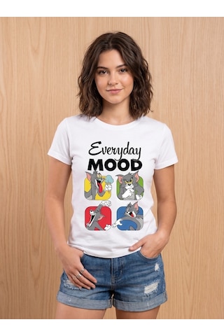 Tom Ve Jerry Mood Ütü İle Uygulanabilen Dtf Tekstil Baskı