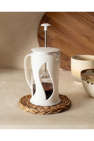 Madame Coco Berthe French Press - Soft Ekru - 500 Ml Frpr0000000001 500 Ml-soft Ekru Beyaz