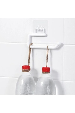 Yunboo Küçük Boy, Delme Yok Mutfak Bezi Tutucu - Pp Malzeme, Beyaz Renk, 14.5 6.3 7.5cm