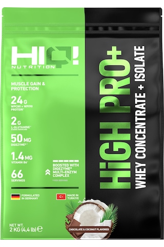 Hıq High Pro+ 2 Kg Chocolate&coconut Flavored