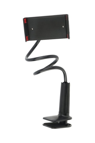 Soulader İphone Uyumlu Ve İpad İçin Esnek Uzun Kollu Telefon Tutacağı - Siyah Evrensel Cep Telefonu Standı, Kolay Kullanım İçin Pratik Tutucu Aksesuar Siyah