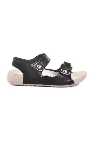United Colors Of Benetton Siyah Cırtlı Hafif Kız Çocuk Sandalet Bn-1419 F