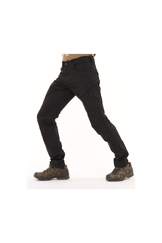 Single Sword Ön Cep Detaylı Taktik Outdoor Pantolon Siyah