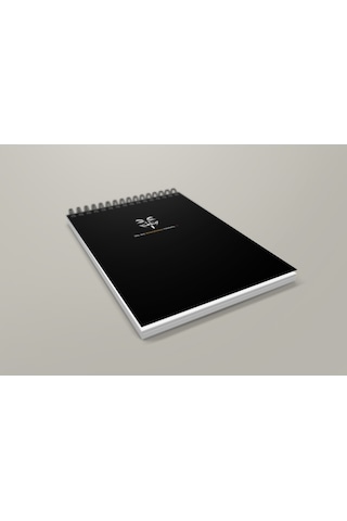 Notebook for Developers - Anonymous Hackers - Siyah - Kısmi Lak'lı Yumuşak Kapak - 50 Yaprak - Kareli - Spiralli Bloknot