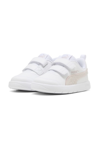 408382-01 Puma Courtflex V3 Glitz V Inf Bebek Spor Ayakkabı Beyaz 408382-01