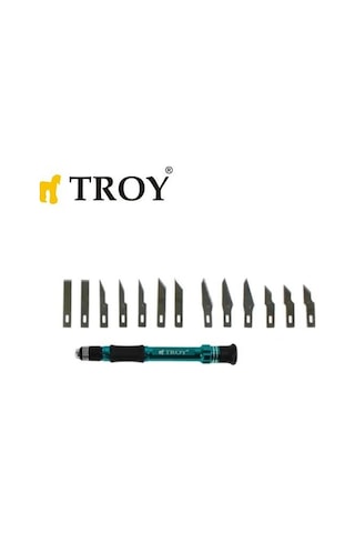 Troy 21604 Hobi Maket Bıçağı Seti, 14 Parça