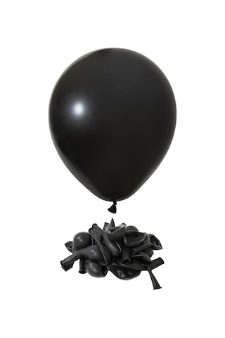 18 İnç Siyah Jumbo Büyük Boy Balon 45 Cm