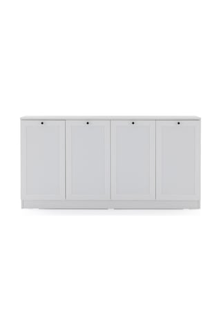 Terra Konsol 160x80x43 Beyaz - Modern Tasarım Antrasit