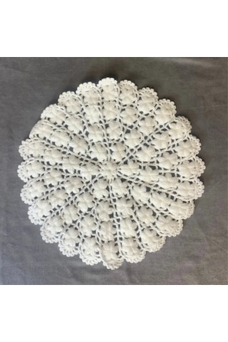 Uretti - Yıldız 7202 - El Örgüsü Sarı + Kırmızı + Beyaz 3'lü Lif Seti