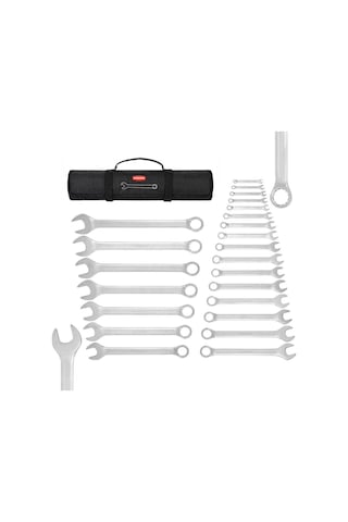 Workpro Wp202504 6-32mm 23 Parça Cr-v Profesyonel Kombine Anahtar Takımı + Bez Taşıma Kılıfı Fr Wp202504