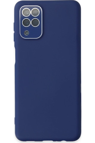 Flzdgnkr Newface Samsung Galaxy A22 Kılıf Lansman Glass Kapak - Sky Blue
