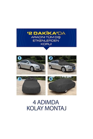 Siyah, Datsun Mı-do, Araba Brandası, Oto Örtüsü, Araba Çadırı Siyah