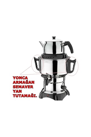 Armağan Yonca Semaver Yan Kulp Plastik 2 Adet Takım