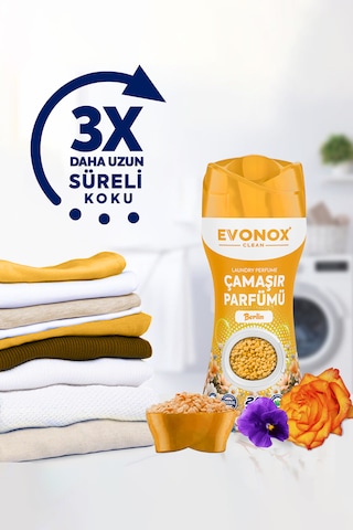 Evonox Clean Granül Çamaşır Parfümü & Çamaşır Yumuşatıcı Berlin 210 Gr Tekli