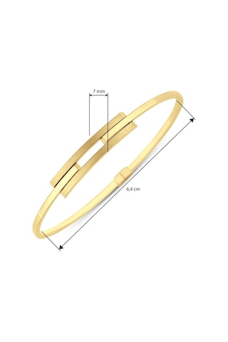 Altın 3.10 Gr Kaburga Kelepçe İki Sıra