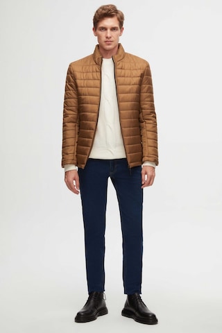 Ds Damat Slim Fit Tarçın Rüzgar Geçirmez Elyaf Dolgulu Şişme Mont 3hf07ort04262 T30