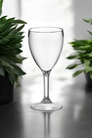 320 Ml Kırılmaz Polikarbon Plastik Şarap Bardağı Şarap Kadehi Şeffaf