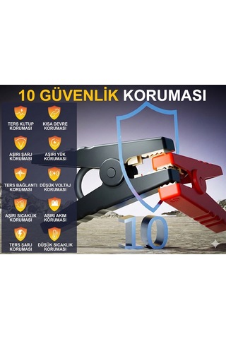 Tarçın 4000a Akü Takviye Cihazı & 150psı Hava Kompresörü + Taşıma Çantası