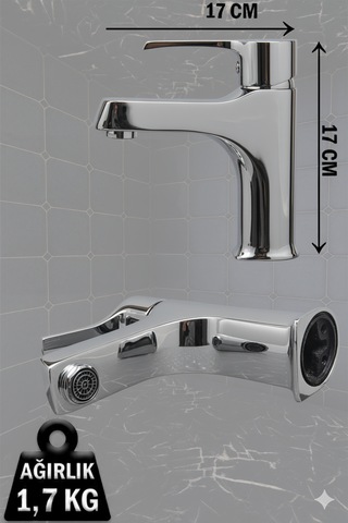 590-1 Lavabo Bataryası Lüks Ağır Tip Sabit Banyo Lavabo Musluğu Siyah Beyaz Gold Krom Krom