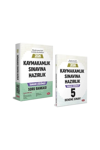 2024 Kaymakamlık Sınavına Hazırlık Deneme Ve Soru Bankası Seti