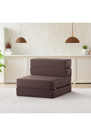 Valeria Katlanır Yatak Olabilen Koltuk Tek Kişilik Bej