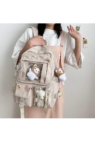 Weichuang01 Ve Lise Weichuang01 Yeterliliği Kore Tarzı Öğrenci Sırt Çantası-ha