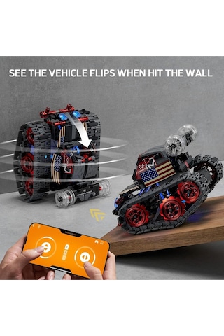 Sillbird Technic 4'ü 1 Arada Uzaktan Kumandalı Ve Programlanabilir Robot Seti, 631 Parça Parçalı Setler