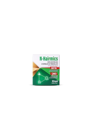 N-Hairmics Bitki Ekstreler İçeren Takviye Edici Gıda 60 Kapsül