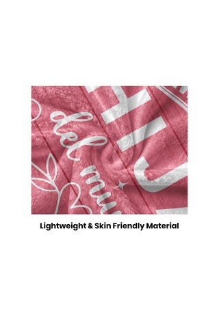 Reedark Hermana Harf Desenli Kalın Letto Kumaşı: Klima Odası Uyku Battaniyesi, Baba Anne Hediyesi, 130x150 Cm Çok Renkli