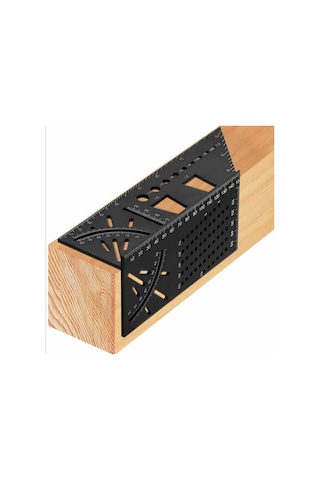 3d Ağaç İşleme Durdurma Göstergesi Alüminyum Alaşımlı Çok Fonksiyonlu Açı Cetveli