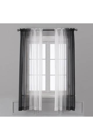 Teltree Renk Seçenekli Akrilik Perde - 1.32mgenişlik X 2.14muzunluk Işık Filtreleyici Fonksiyonlu