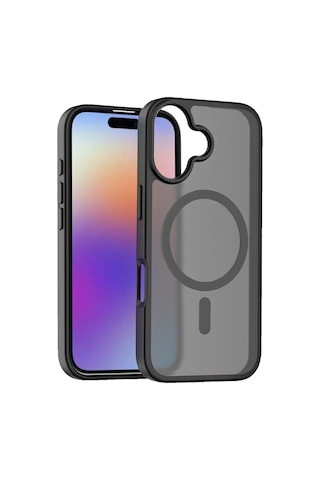 Joko Apple Uyumlu iPhone 17 Kılıf Jota Seri Magsafe Kapak Siyah