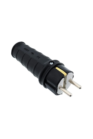 Topraklı Fiş Kauçuk 1x16a