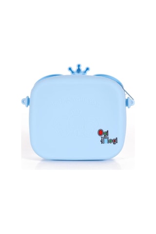 Ogi Mogi Toys Silikon Mavi Fil El Çantası Çok Renkli
