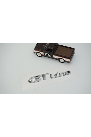 Dk Tuning Gt Line Bagaj Krom Metal Yazı Logo Arma Peugeot İle Uyumlu Bagaj Arma