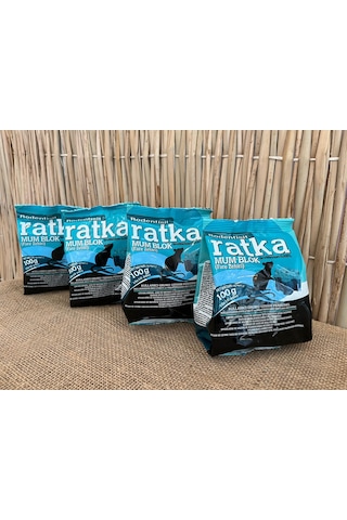 Fare Zehri Rat Ka Mum Blok 4 Adet 100 Gr Fare Ilacı Fare Zehiri H