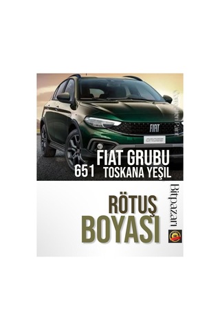 Ayrex Flea Market Fiat Toskana Yeşil Rötuş Boyası, 651ibt