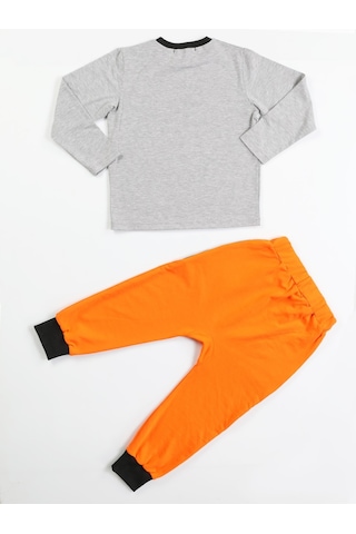 Casabony Tiger Paws Turuncu Pantolon+T-Shirt Takım-Turuncu