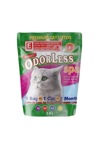 Freshy Odorless Ekstra 4 Aylık Kristal Kedi Kumu 4 x 3800 ML