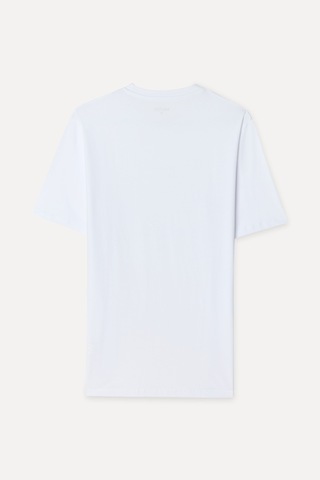 Mudo Erkek Erkek Beyaz Bisiklet Yaka T-shirt 1272574