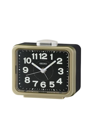 Seiko Qhk062g Sessiz Saniyeli Aydınlatmalı Bell Sesli Alarmlı Masa Saati Çok Renkli
