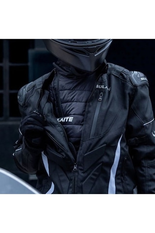 Motoanl Motosiklet Rüzgar Geçirmez Polar Boyunluk Siyah