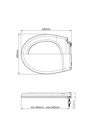 Av Engineering Alpha Ave129718 Tuvalet Kapağı 262151395 Beyaz