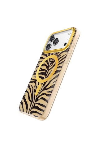 İphone 17 Pro Max Uyumlu Kılıf M-safe Şarj Özellikli Zore Paris Veyro Tpu Kapak Gold