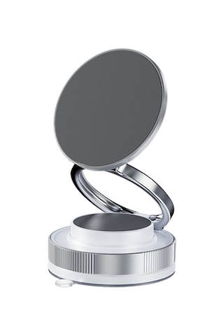 Kilifone - Telefon Tutucu T28 Vakum Özellikli 360 Derece Dönebilen Magnetik Telefon Tutucu - Beyaz - T36060 Beyaz