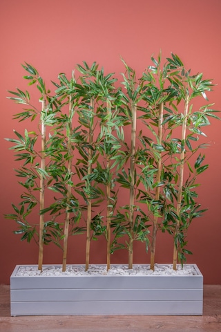 Yapay Çiçekçiniz 140 Cm Bambu Seperatör beyaz