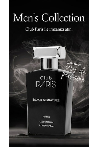 Club Paris Black Signature - Erkek Parfüm 50 Ml Odunsu - Oryantal