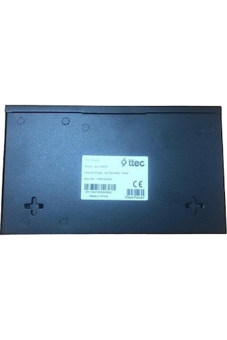 Ttec 0665p 4+2 Portlu, 10/100 Fast Ethernet, Poe Switch 2 Fast Ethernet Uplink, 4 Port Poe + 65w