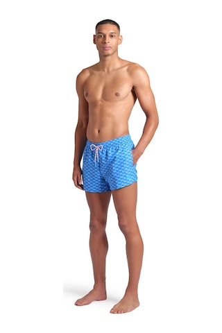 Arena Water Prints Beach X-short Ao Erkek Mavi Deniz Şortu 008928710 Mavi